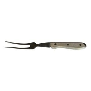 Vintage Carving Fork Serving Fork Stainless Steel Japan Wood Rivet Handle